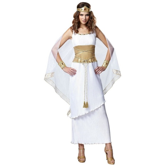ROMAN GODDES HALLOWEEN COSTUME COSPLAY DRESS👑⭐️ women’s medium - Picture 1 of 6